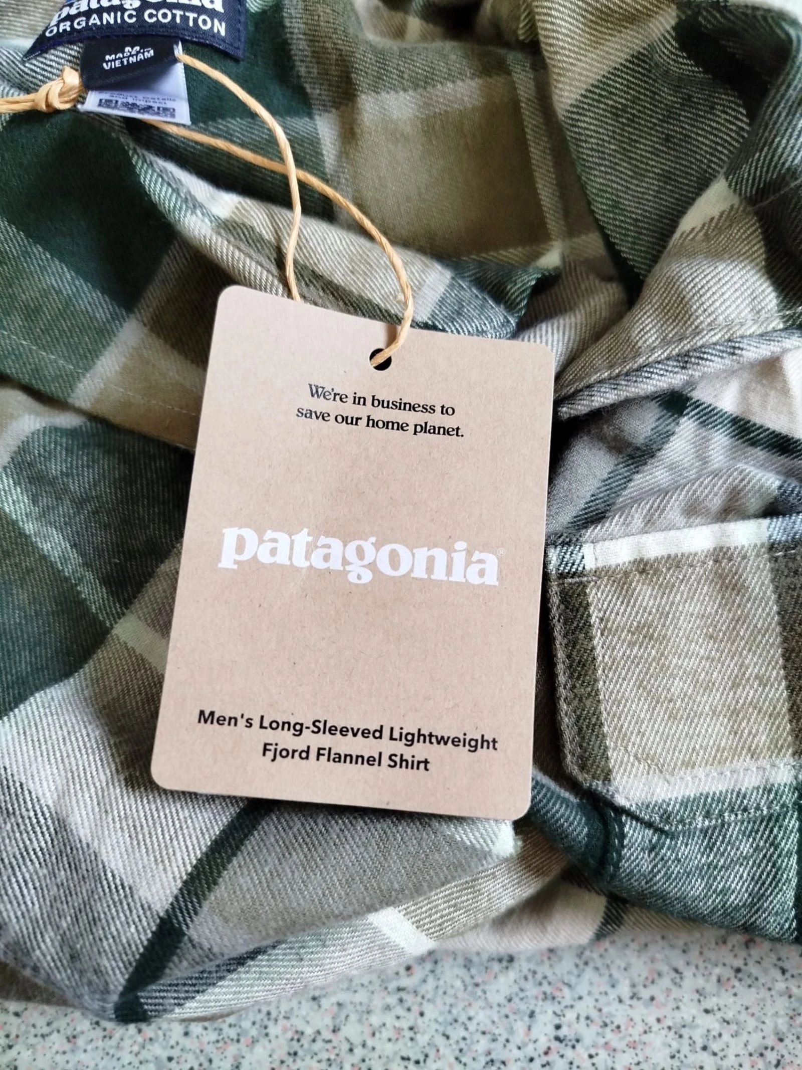 Patagonia heren langarm lichtgewicht fjord flanellen shirt M – photo 7